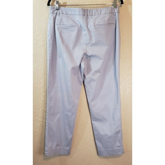 Talbots Cropped Chinos Light Blue Size 10 - Picture 4 of 8